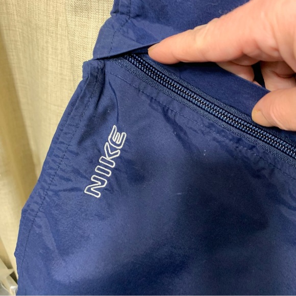 VTG Nike Windbreaker Nylon Track pant Wide Leg Convertible Zip Off Shorts Sz L - Picture 4 of 16